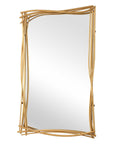 Curved Branches - Mirror - Gold