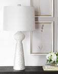 Sonata - Textured Table Lamp - White