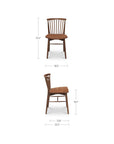 Marley - Dining Chair (Set of 2) - Dark Brown