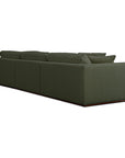 Rue - Lounge Modular Sectional - Deep Green