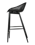 Piazza - Outdoor Counter Counter Stool (Set of 2) - Black