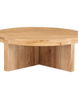 Folke - Round Coffee Table - Light Brown