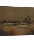 Ode - Framed Painting - Dark Brown