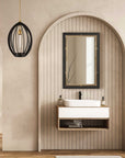 Guerra - Mirror - Walnut & Brass