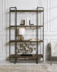 Stilo - Urban Industrial Etagere - Dark Brown