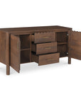 Wiley - 3 Drawer Sideboard - Vintage Brown