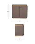 Simone - Nightstand - Brown