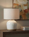 Jarret - Glaze Table Lamp - White