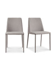 Nora - Fabric Dining Chair (Set of 2) - Light Gray