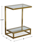 Musing - Accent Table - Brushed Brass