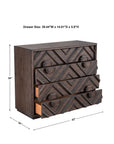 Mindra - Drawer Chest - Dark Brown