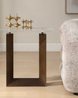 Mcelroy - Modern Side Table - Bronze