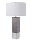 Cordata - Modern Lodge Table Lamp - Pearl Silver
