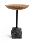Linden - End Table - Natural / Black