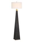 Lathey - Tapered Floor Lamp - Black