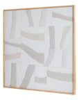 Configured - Framed Painting - White