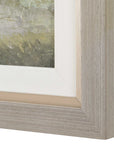 Restful Vista-Awe - Landscape Art - Black / Blue / Brown / Gold / Gray / Green / Woodtone