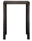 In The Groove - Aluminum Accent Table - Black