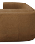 Alora - Leather Sofa - Tan