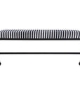 Braddock - Striped Bench - Black