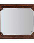 Charleston - Landscape Mirror - Dark Brown