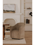 Drava - Rolling Dining Chair - Beige