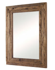 Rennick - Wood Mirror - Dark Brown