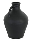 Lyra - Terracotta Vase - Black