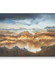 Valley Of Light - Landscape Art - Blue