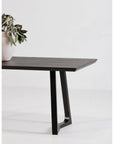 Silas - Dining Table - Black Ash