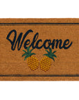 Doormats - Two Pineapples Doormat - Natural