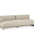 Livia - Teak Outdoor Sofa - Taupe