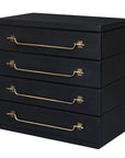 Halifax - Mahogany Accent Chest - Black