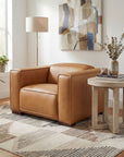 MS - Fresco Power Recliner With Power Headrest - Light Brown