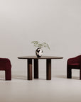 Clara - Performance Fabric Dining Chair - Plum