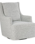 Millie - Swivel Chair - Pearl Silver