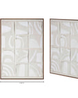 Unfold - 1 Framed Print - White