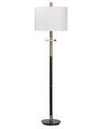 Maud - Floor Lamp - Aged Black