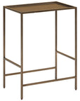 Montclair - Metal Side Table - Light Brown