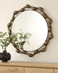 Remolino - Round Mirror - Bronze