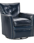 Swivel Club Chair - Blue