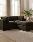 Cates - Ottoman - Dark Green