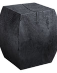 Grove - Black Wooden Accent Stool