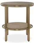 Elise - Round Brass Side Table