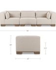 June - Modular Sofa - Oatmeal