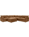 Caplan - 6 Piece Modular Sectional With Ottoman