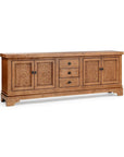 Amita - 3 Drawer 4 Door Cabinet - Brown