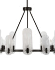 Ellipse - 10 Light Chandelier - Dark Bronze