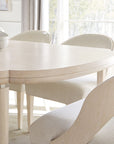 Nouveau Chic - Rectangle Dining Table With 1-22" Leaf - Light Brown