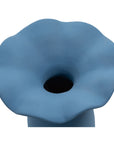 Ruffle - 16" Decorative Vessel - Light Blue